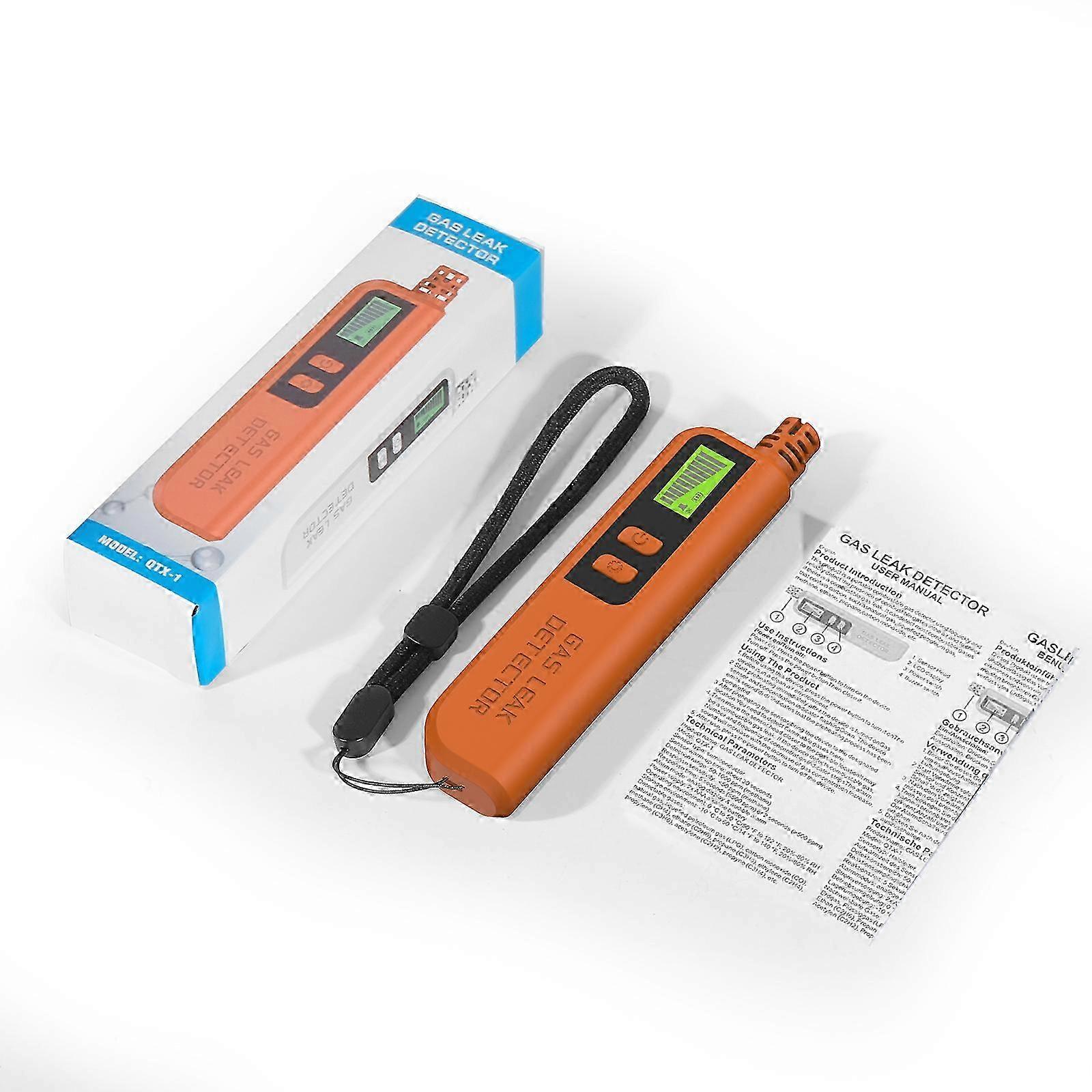 2025 Portable Handheld Natural Gas Leak Detector Combustible Gas Alarm Detector