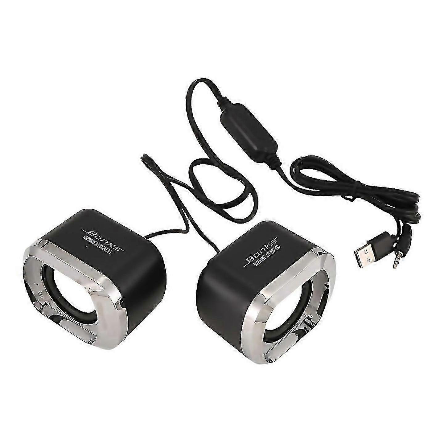 For Usb 20 Notebook Speakers Wired Stereo Mini Computer Speaker For Desktop Laptop Notebook 25-26