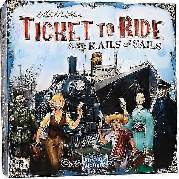 2025 Ticket to Ride: Rails & Sails - Board Game from Days of Wonder | 2-5 Players