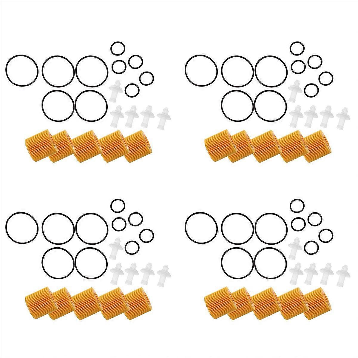 5 Pcs Oil Filter Set 04152-YZZA6 for Prius Im Xd