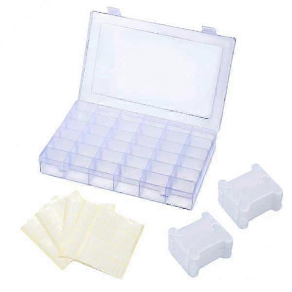 2X 106pcs Thread Spool Stickers Thread Storage Box Sewing Accessories