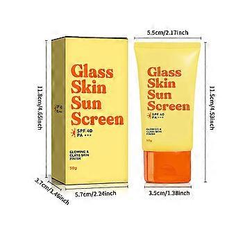 Glass Skin Sun Screen Sunscreen - 50ml Glass Skin Sun Screen Sunscreen Refreshing UV Isolation