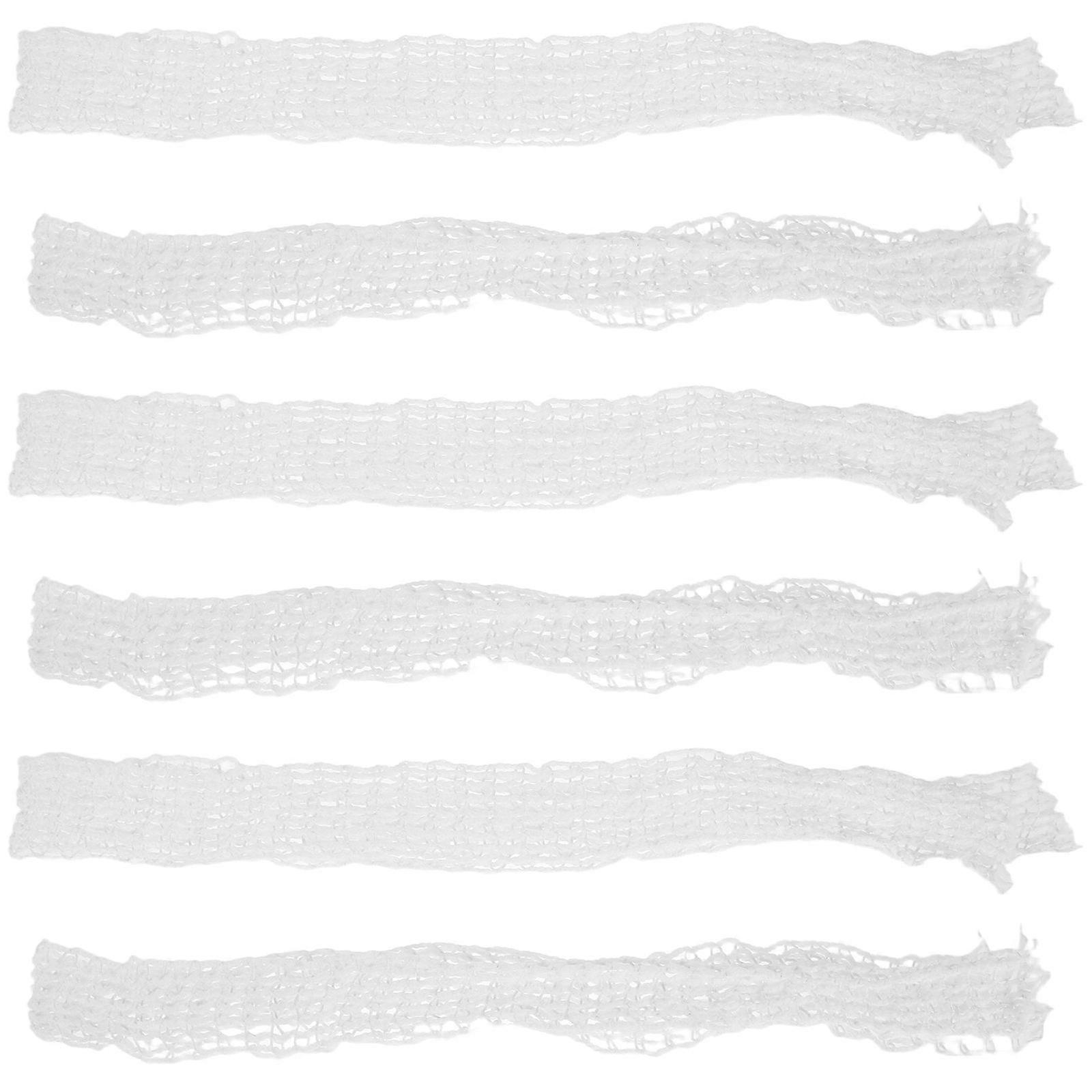 6 Rolls Meat Netting: Cotton Meat Net Ham Net Butcher's String Sausage Roll Hot Dog Sausage Casing Packaging Tools for Home