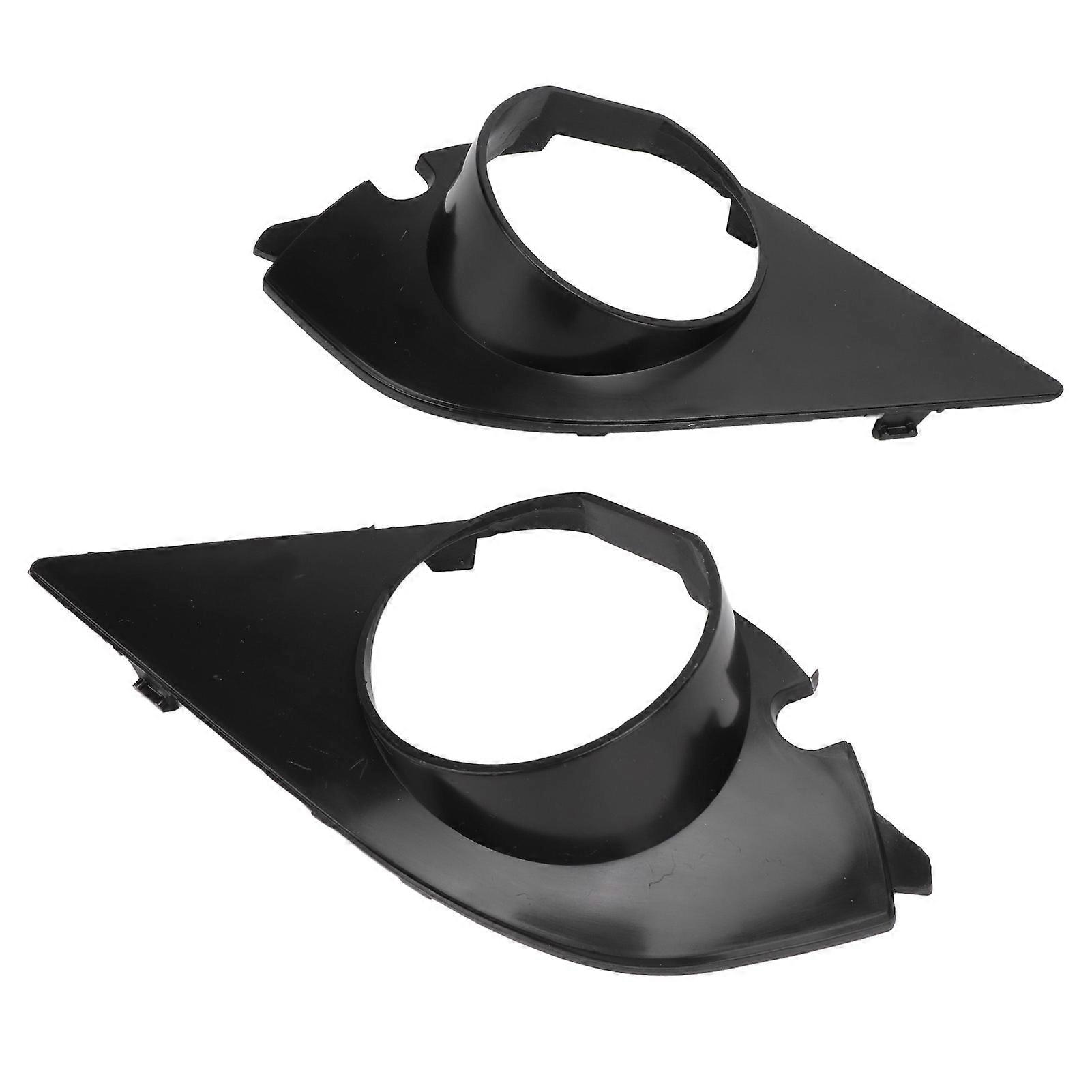 1 Pair Fog Light Grille Cove 51117896603 Front Bumper Fog Lamp Grille Cover Insert Trim for E60 E61 M 2003‑2009 