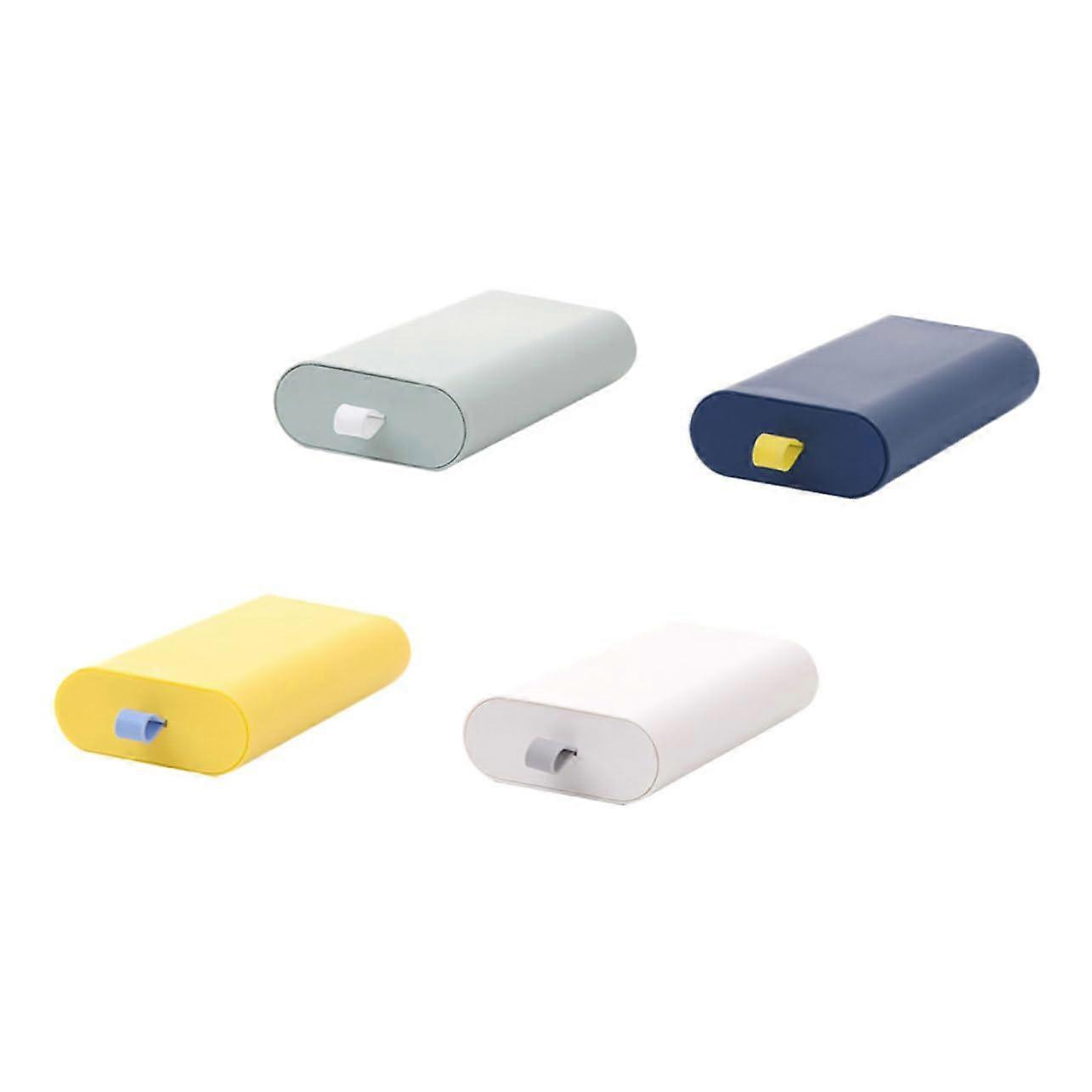 4pcs SelfAdhesive Under Desk Storage Drawers Small Sundries Organizer Hidden Design SpaceSaving Desk Organizer