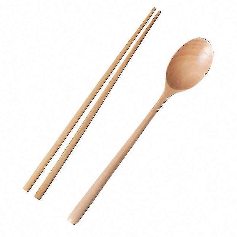 1 Set Wood Tableware Set for Dining