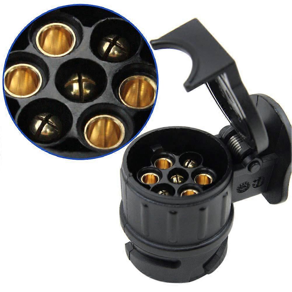 13 to 7 Pin Trailer Adapter 12V For Caravans And Trucks NType Plastic Reusable Durable
