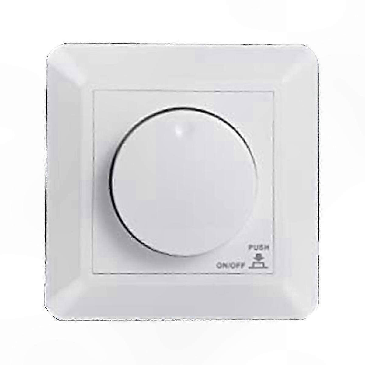 Dimmer Switch for LED and Halogen, Flush-Mounted LED Dimmer, 5-300W Adjustable Light Control, Phase Dimming Solution Hwy