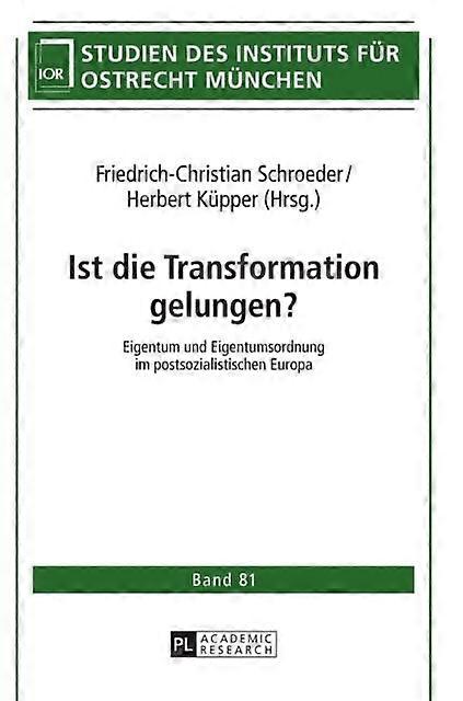 Ist Die Transformation Gelungen Hardback Book