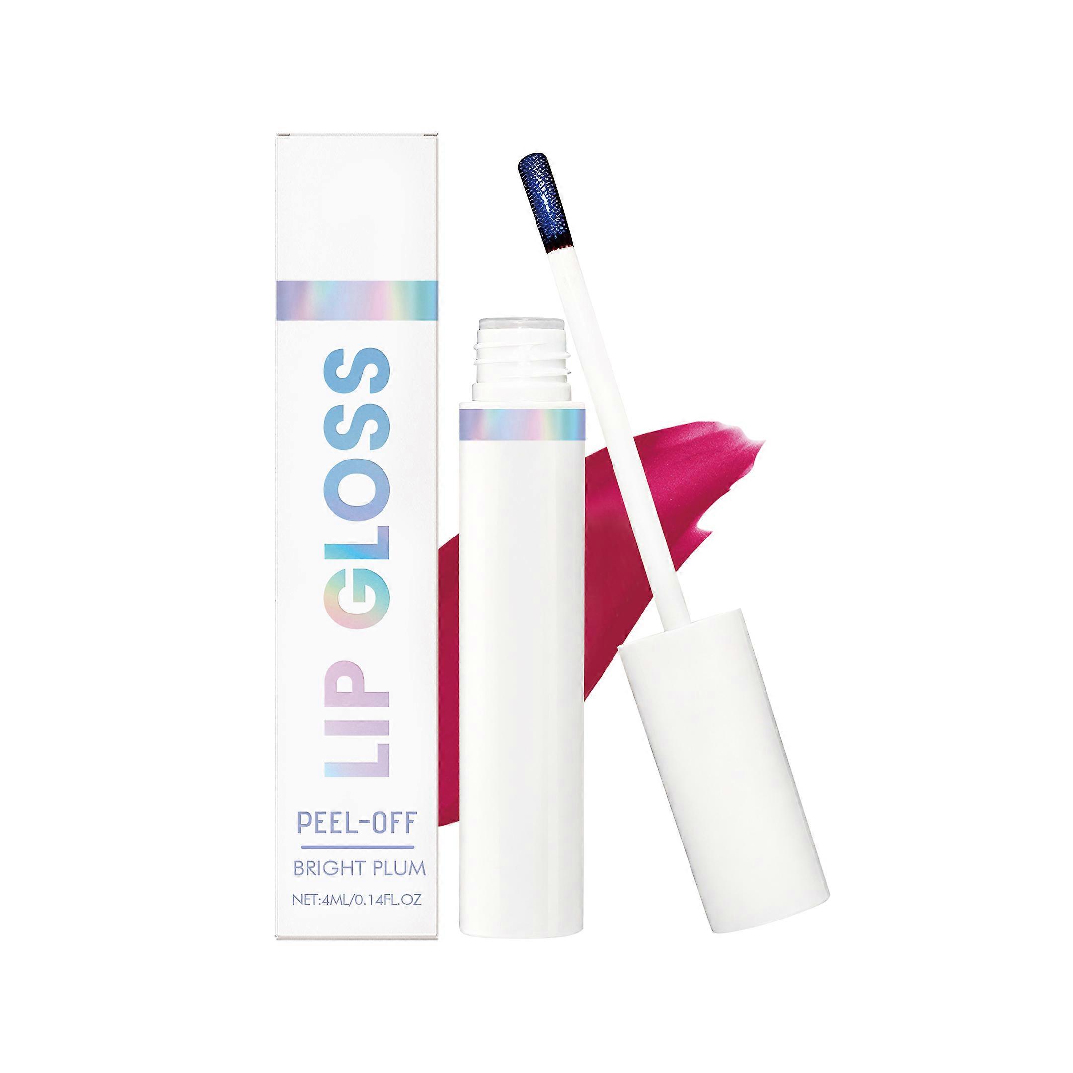 Peel-off lip tint, moisturizing and glossy, easy to apply, natural color, transfer-proof, portable for everyday use.