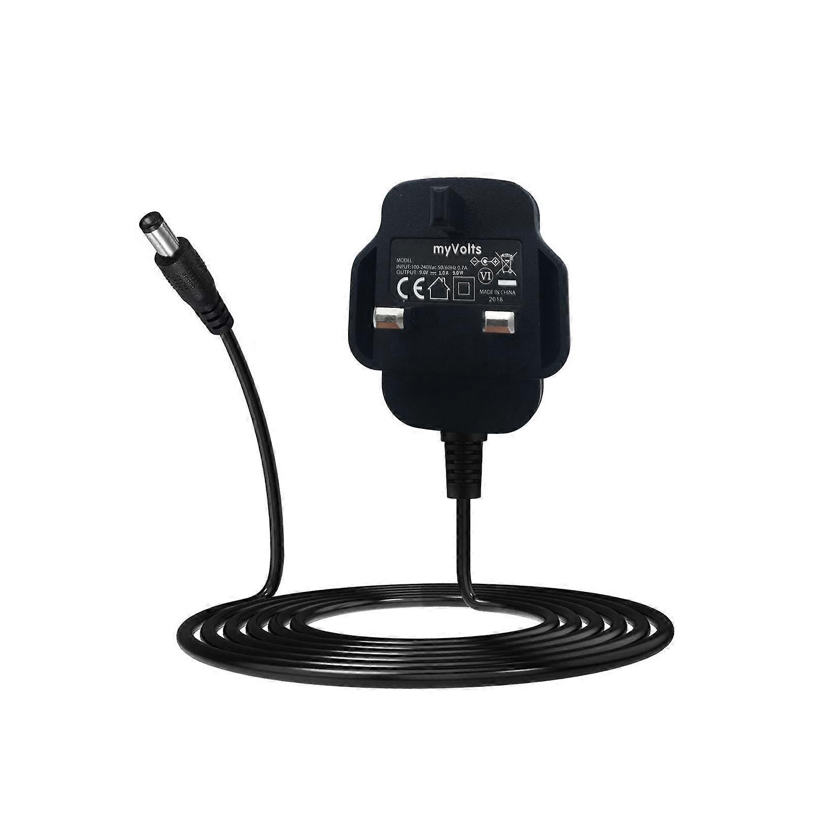 9V myVolts replacement power supply compatible with Casio CTK-2550 Keyboard