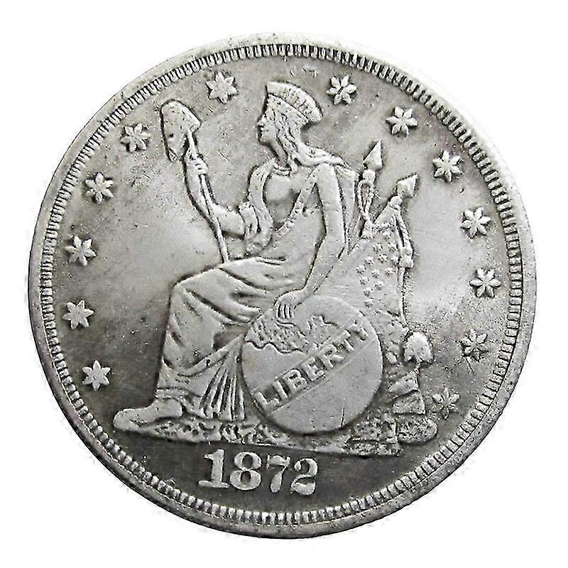 Old Morgan US Dollars 1872 Commemorative Coin Collecting Currency Die Casting