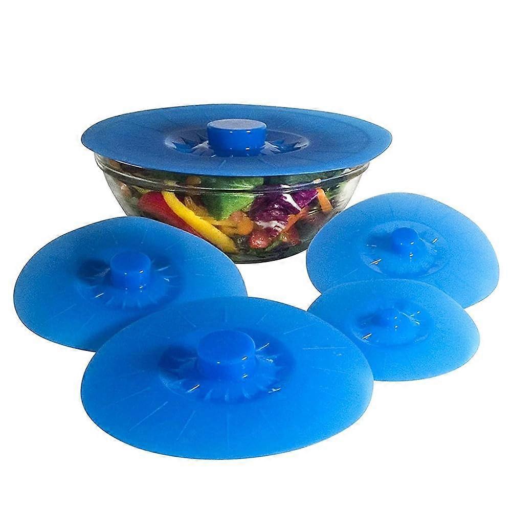 Reusable Seal Covers Silicone Covers For Bowls And Pots With Natural Grip And Easy Use And Storage