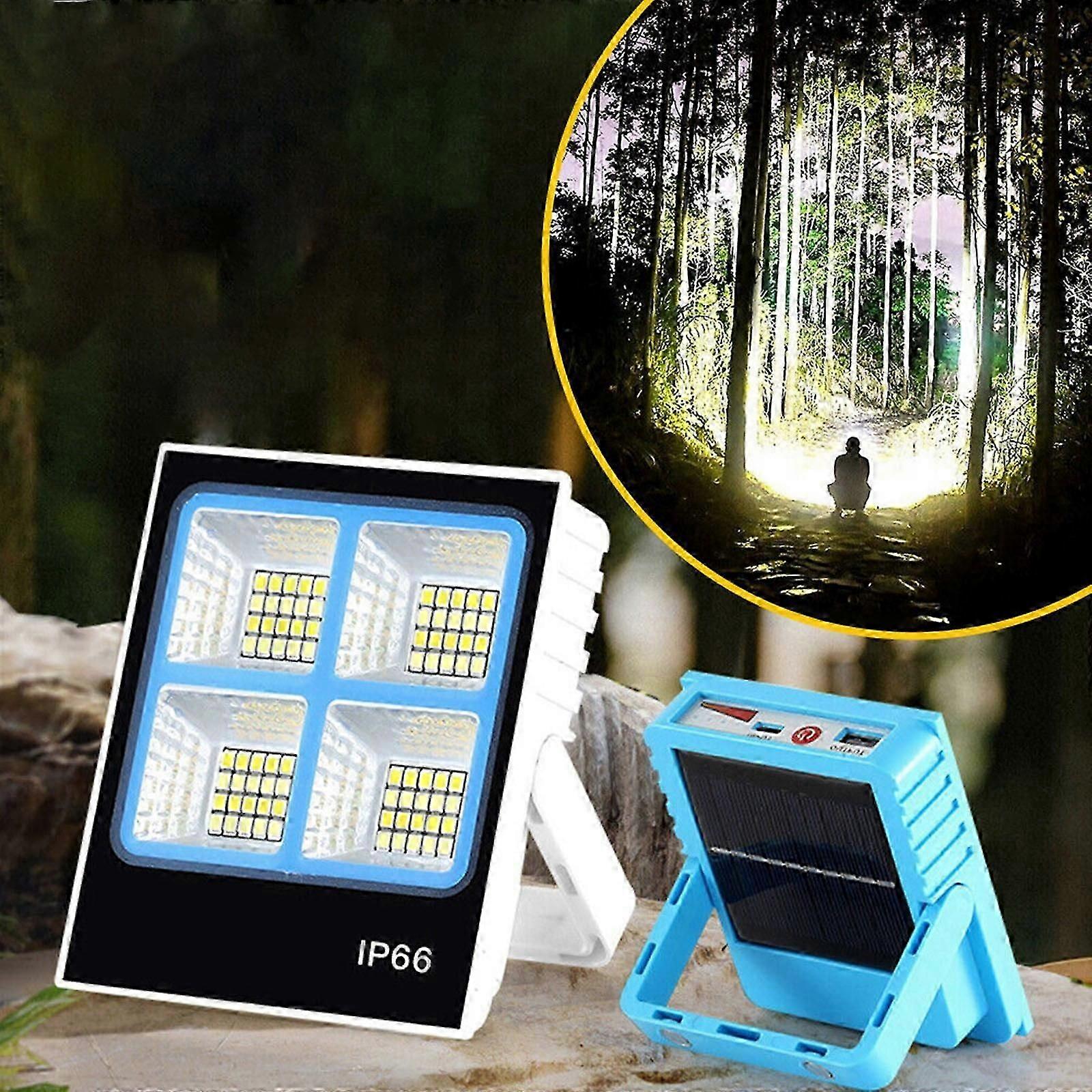 Solar Camping Light, Tent Lights for Camping String Lights, Portable LED Lamp with USB Charging, Rainproof Outdoor Emergency Light