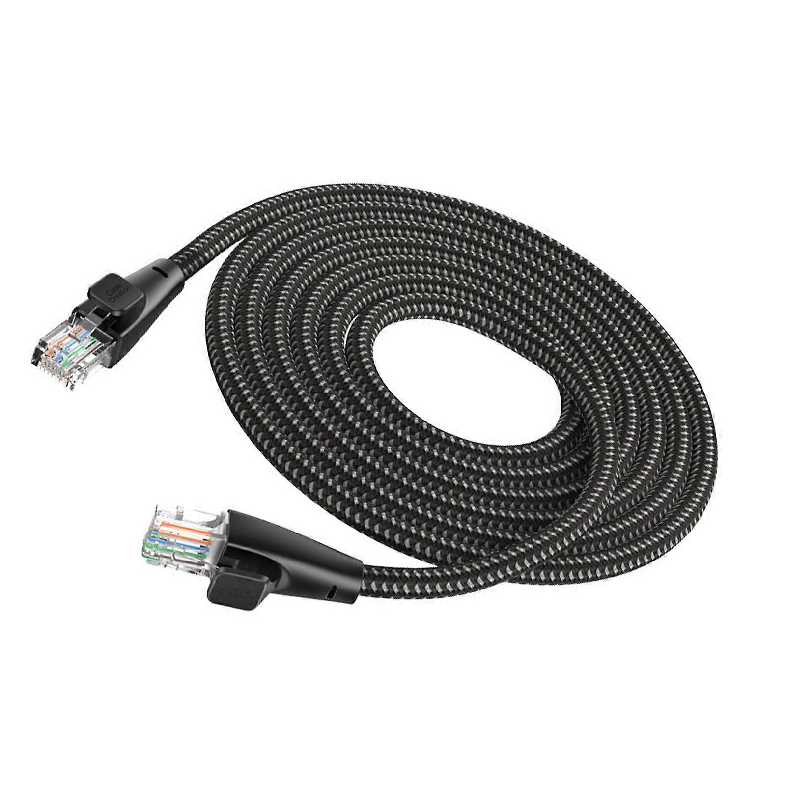 Cablu de rețea flexibil CAT6 RJ45, viteză 10 Gbps, 26 AWG, cu miez de cupru, pentru modemuri, routere, dispozitive, multicolor