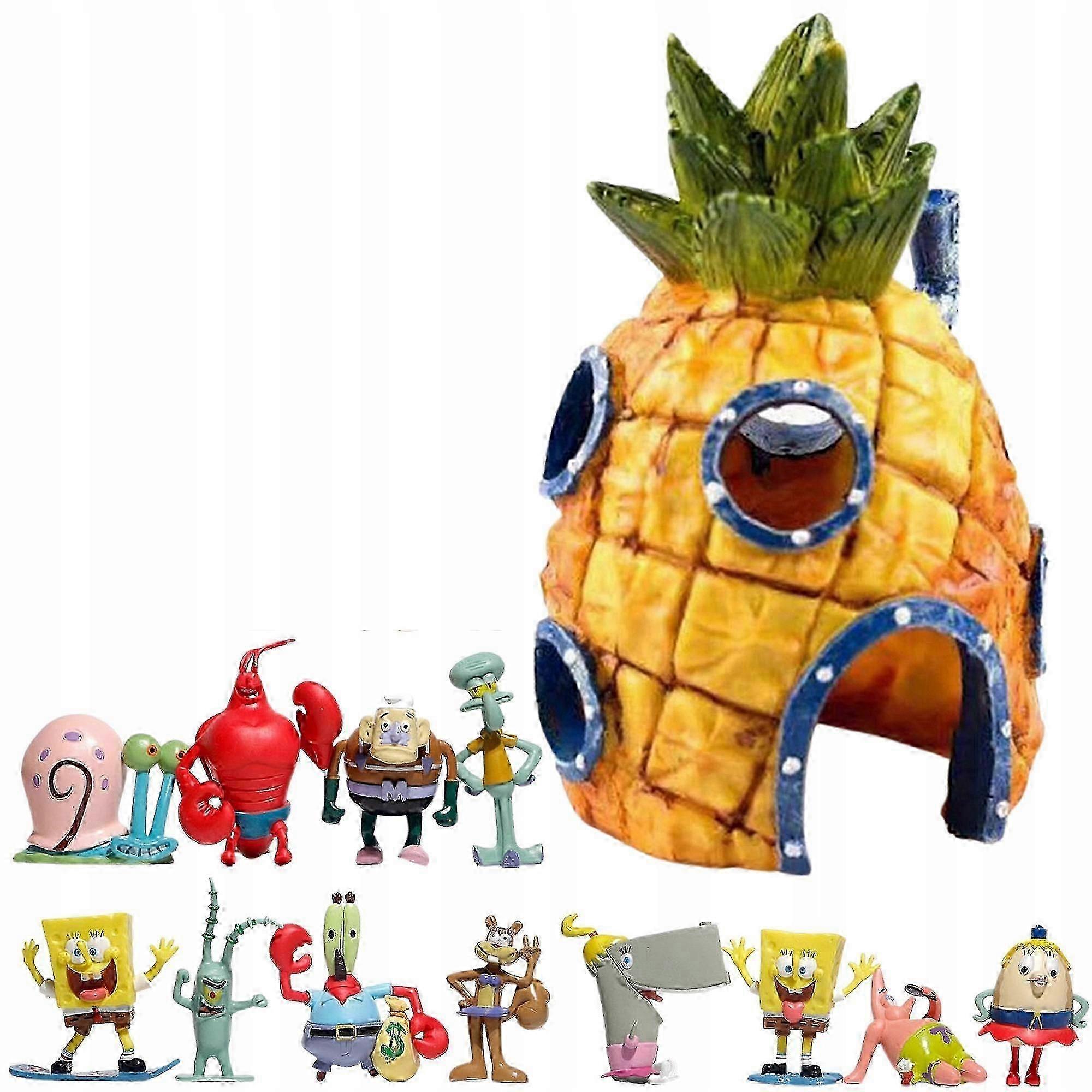 13 Pcs Spongebob Squarepants Action Figures Set