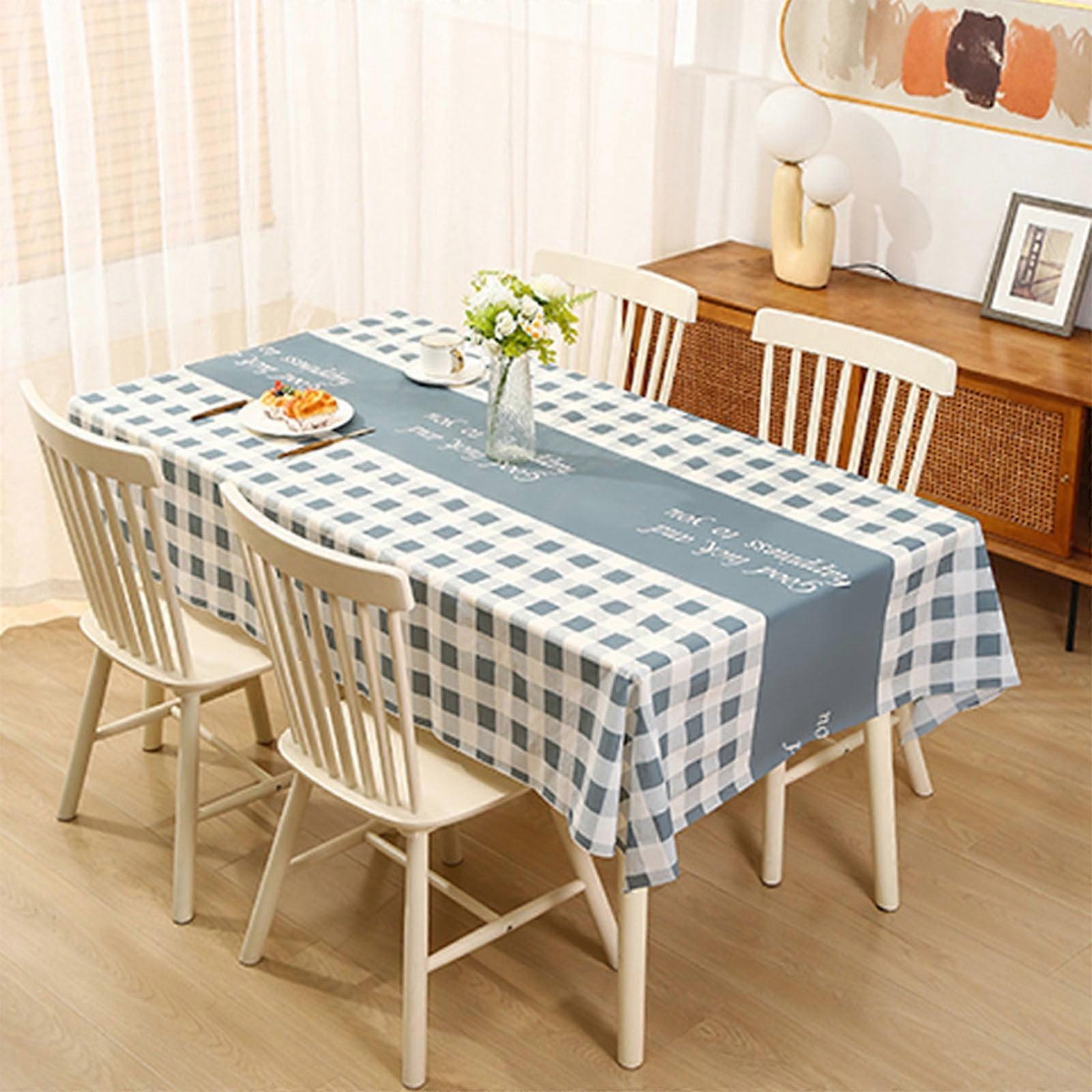 Jacenvly Clearance Kitchen Decor Wall Tablecloth Warm Tablecloth Tablecloth Washless Plaid Table Mat Fall Decorations
