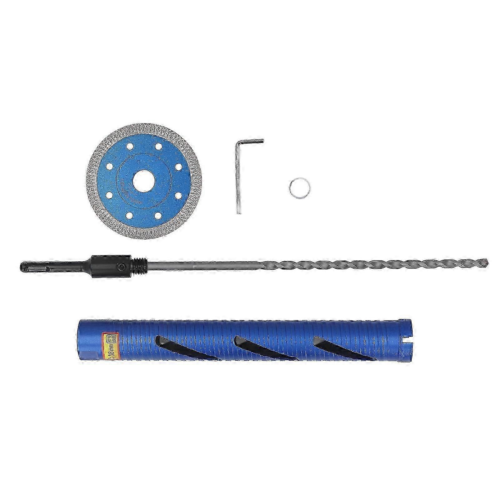 Blue Diamond Concrete Core Drill Bit High Hardness Easy Installation Dry Wet Core Drill Bit 5/811 Thread