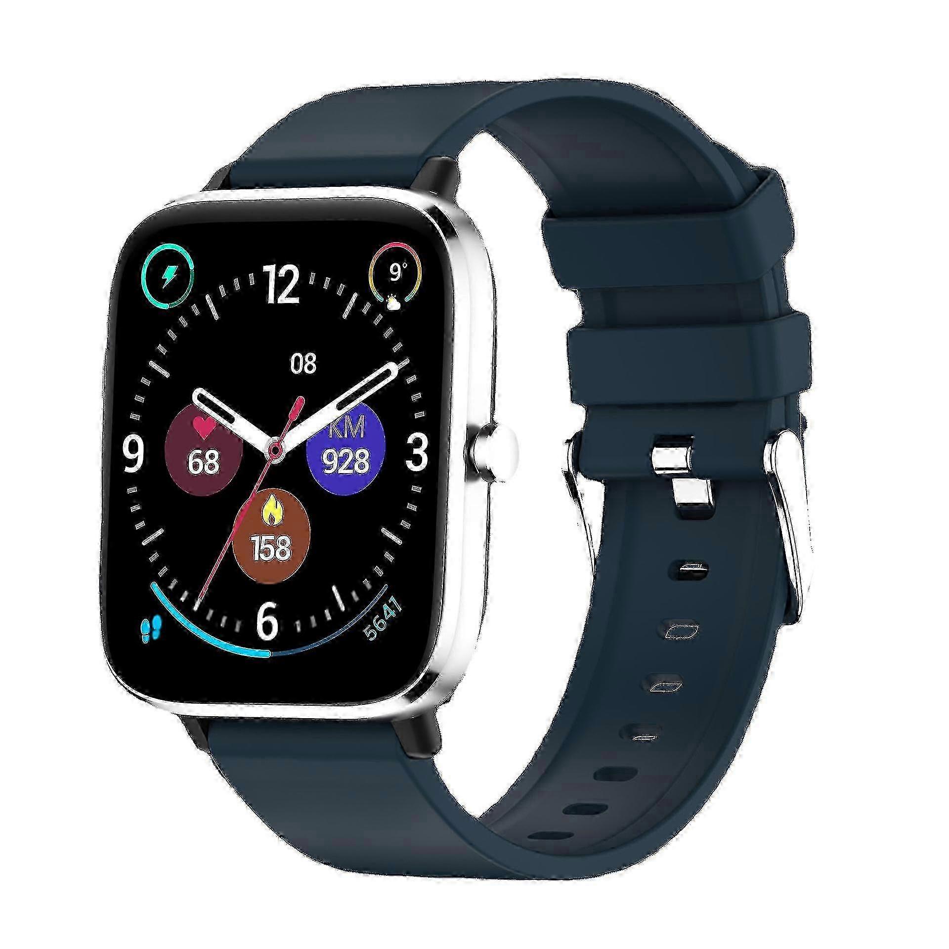 Multifunctional Smart Watch Bluetooth Call Body Temperature Detection Heart Rate Blood Pressure Blood Oxygen Detection Pedometer Watch