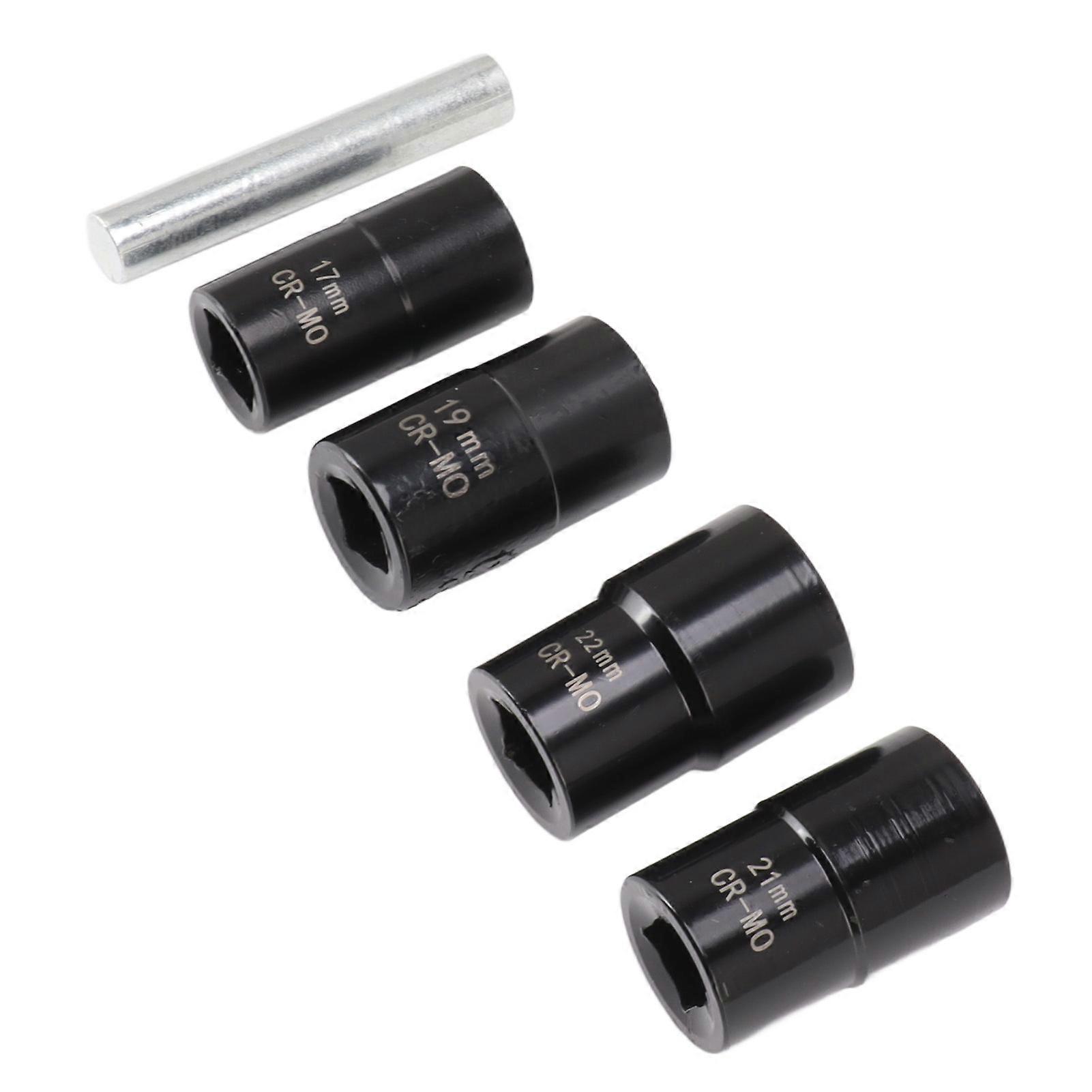 5Pcs Bolt Nut Remover Set Professional Bolt Nut Extractor Socket Set for Removing Damaged Dead Rusted Bolts Nuts Screws