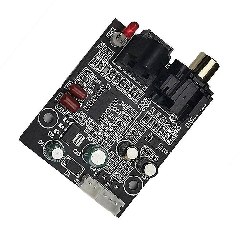 Digital Audio Decoder DAC 24 Bit 192K Optical Fiber Coaxial Decoder Signal Input Stereo Output Decod for Sound Amplifier
