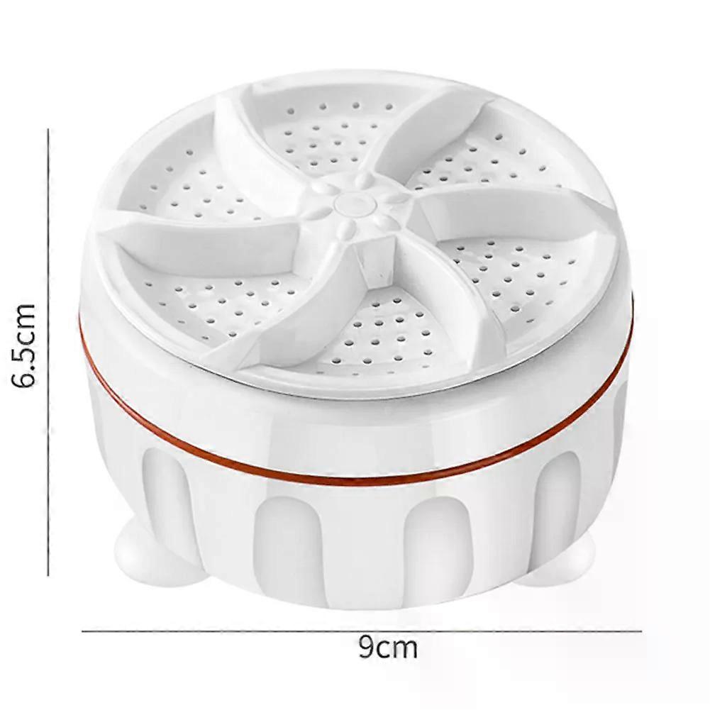 Mini Washing Machine USB Two-way Rotating Turbine Portable Washing Machine For Sock Underwear For Travel Home Business Trip