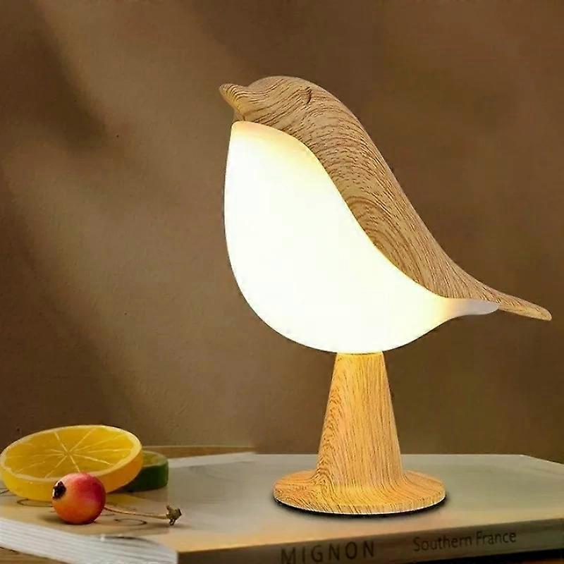 Small Desk Lamp Bird Lamp Bedside Lamps 3 Color Temperature And Touch Sensor Cordless Lamp Kids Night Light Ambient Lighting ﻿