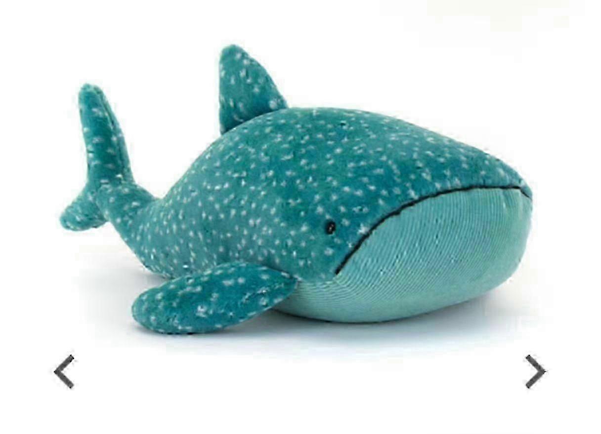 Grünes Wal-Plüschtier, 25 cm