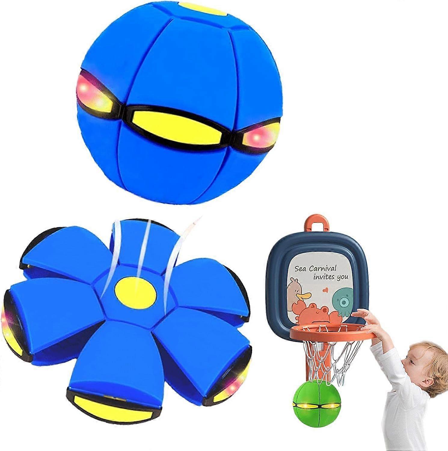 unique Magic Metaball Flying Saucer, Magic Bouncing Ball, Interactive Pop-Up Transform Toy