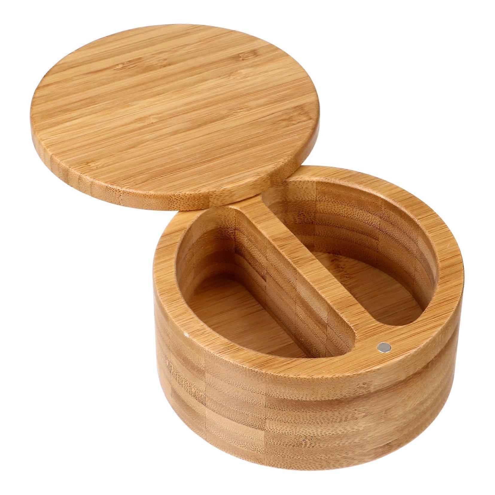 Kitchen Storage Jar with Airtight Seal, Dual Compartment Spice Container for Home Cooking