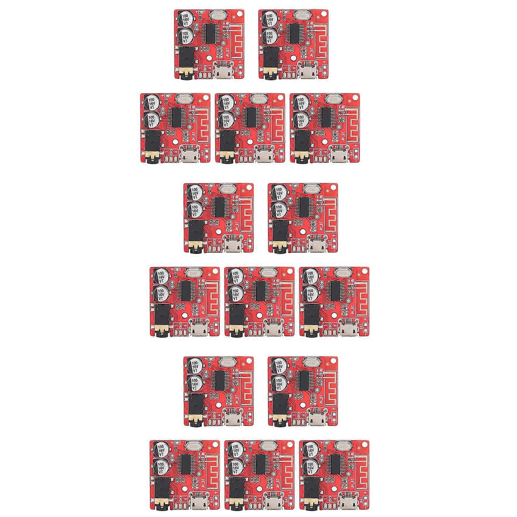 15PCS DIY Bluetooth 5.0 Receiver Board Lossless Decoder Board Wireless Stereo Music Module,Speaker Amplifier Module