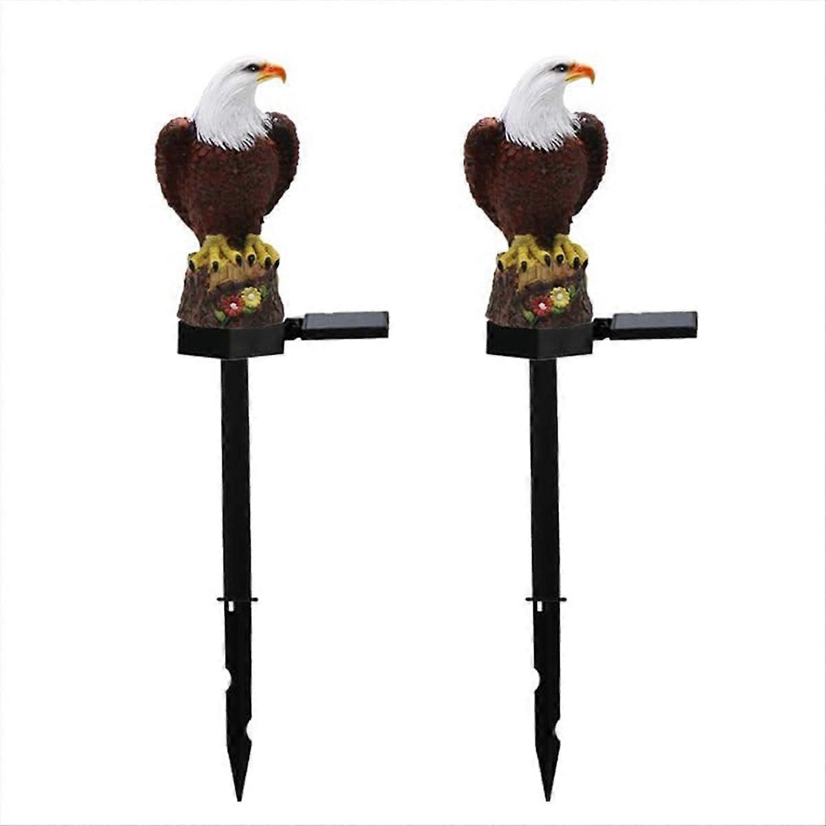 Solar Eagle Outdoor Garden Light, Outdoor Path Solar Powered 2 Pack