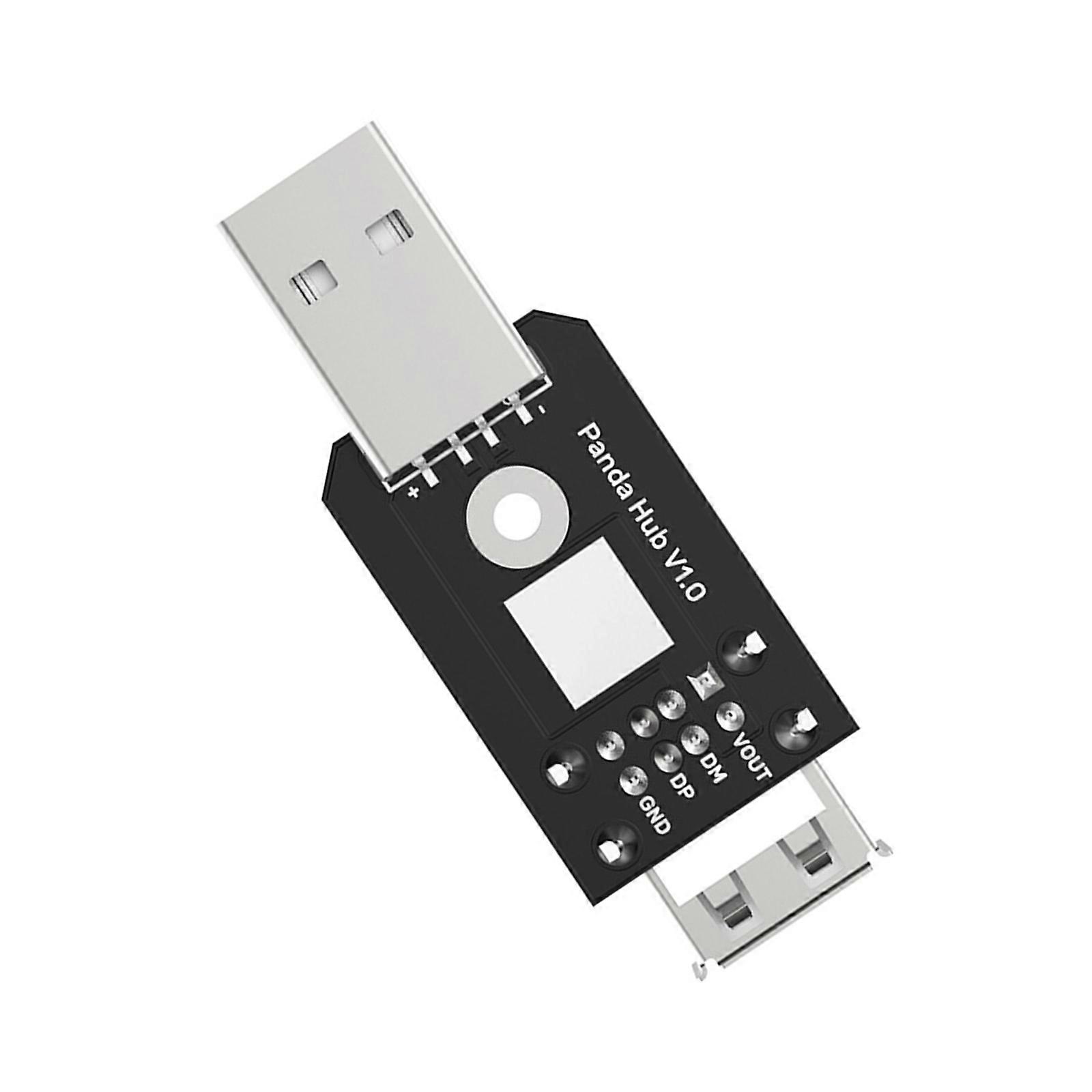 Upgrades 3D Printer Hub Double USB Output Extension Adapter Module For P1S/P1P Seamlessly Integration Multicolor