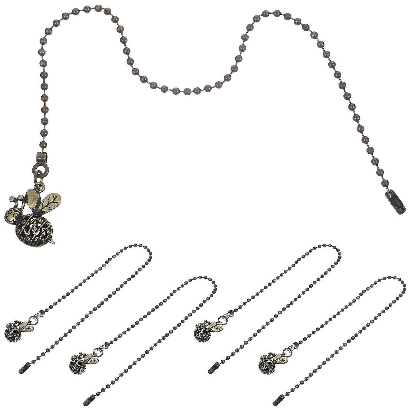 Ceiling Fan Pull Chain Vintage Bee Decorative Chain Extenders 25Pcs