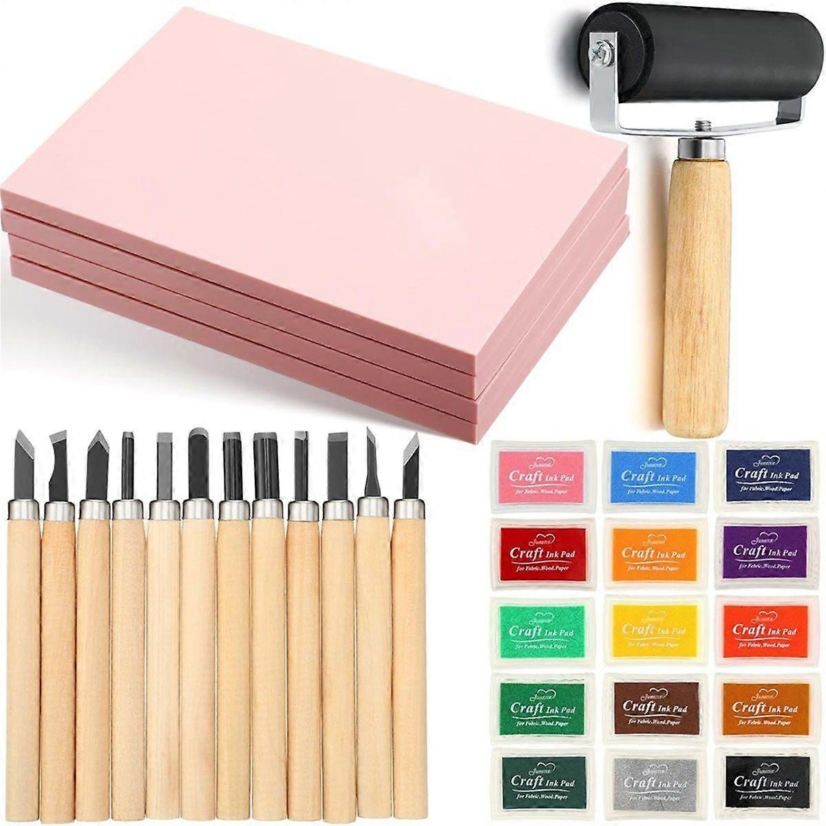 32Pack Rubber Block Stamp Making Kit