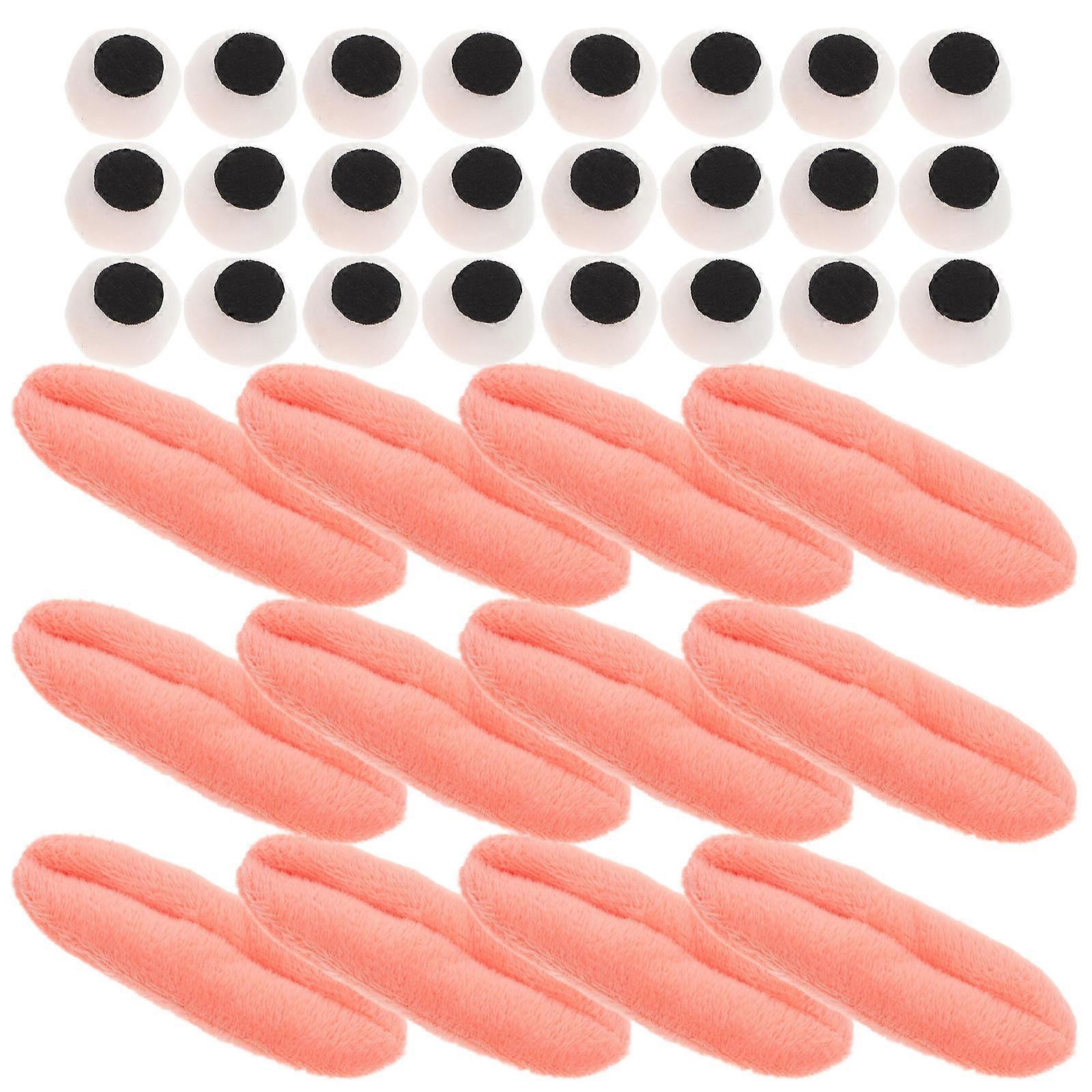 DIY Plush Toy Accessories Kit with Vivid Eyes and Nose for Stuffed Animals