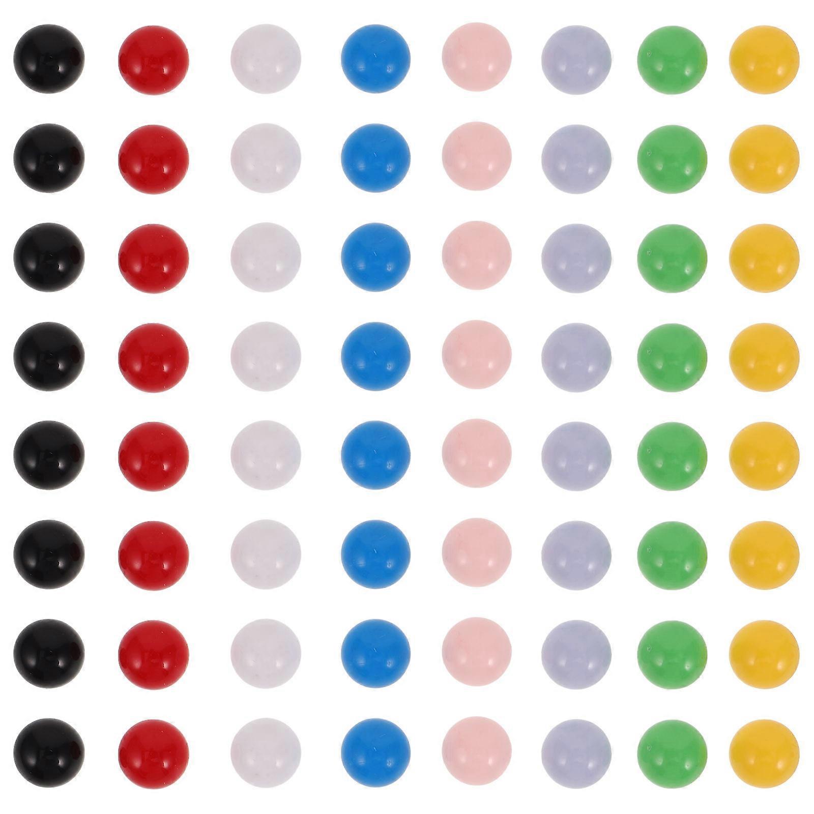 Game Replacement Marbles for Kids Use with 80Pcs Solid Color Balls