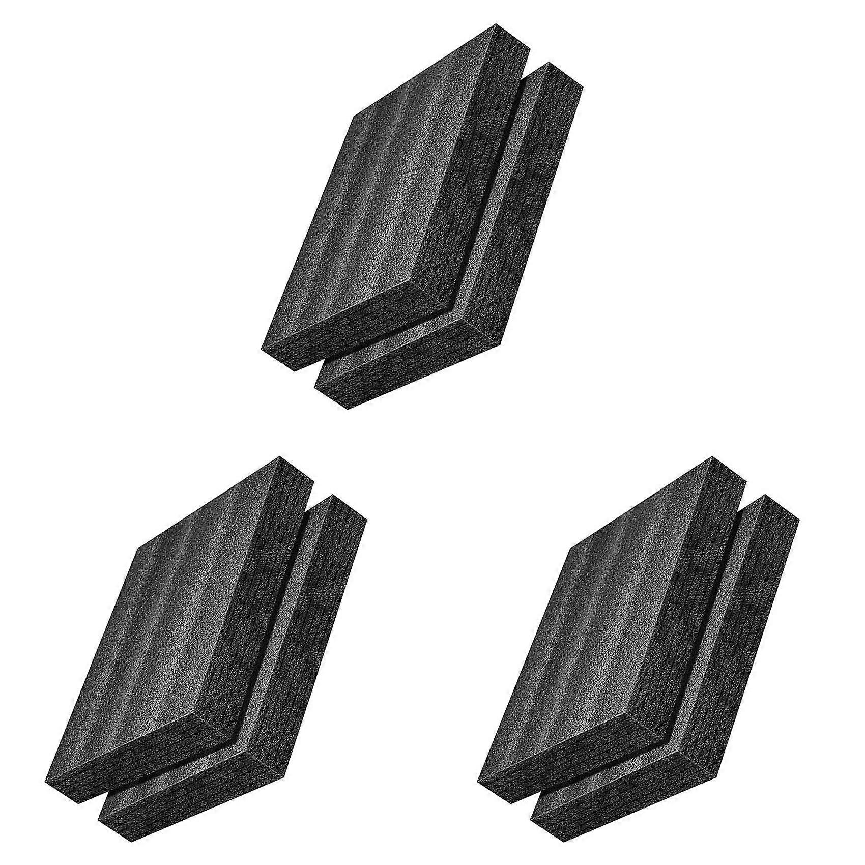 6Pack Polyurethane Foam Sheet- 16 X 12 X 2 Inch Foam Inserts for Cases- Packing Foam Pads for Toolbox Camera Storage