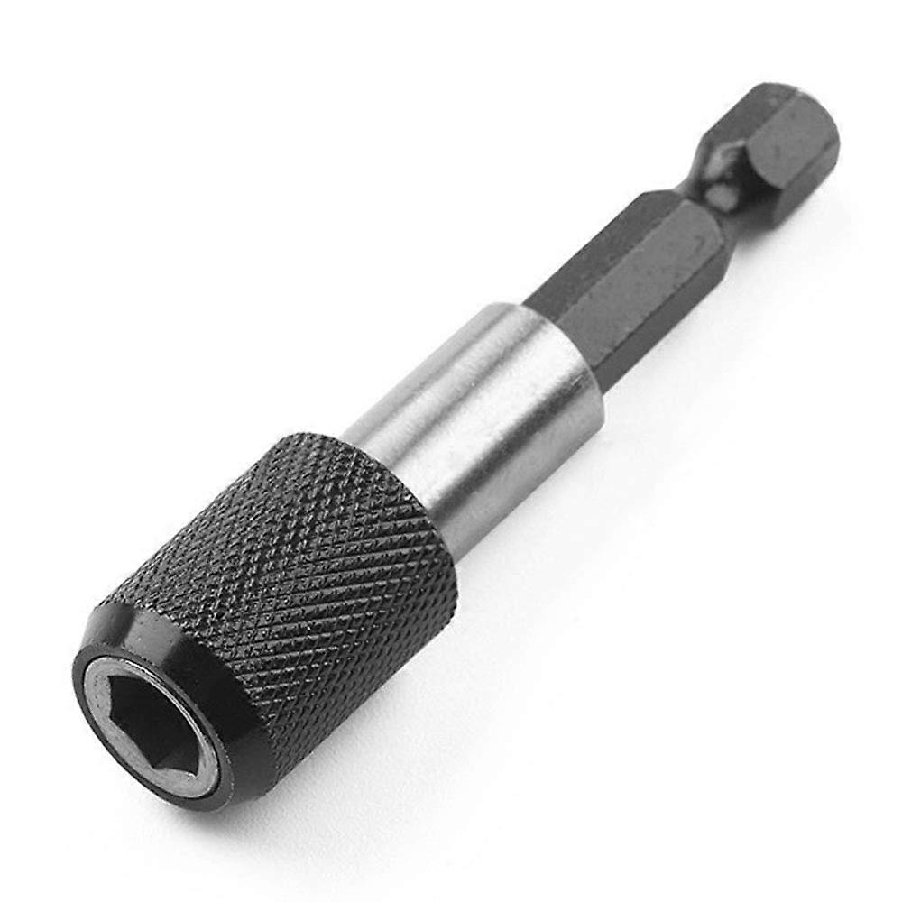 Magnetic Bit Holder 1/4 Inch Hex Shank Quick Release Drill Bit Extension 60mm Chrome Vanadium Steel