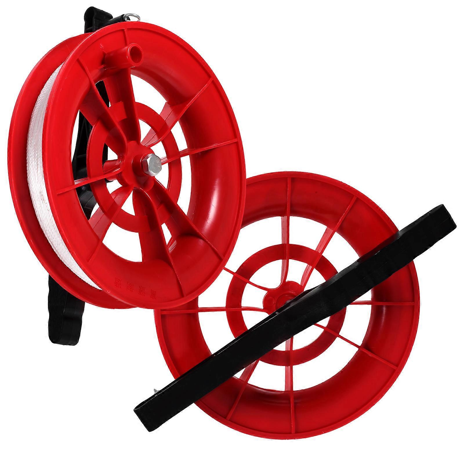 Durable Kite Reel String Spool with Hand Wheel Perfect for Parties Assorted Color 200 Meters