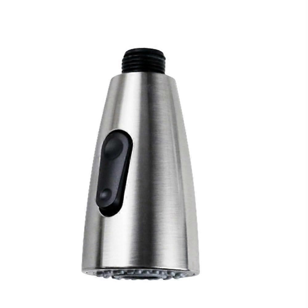 Brushed Black Kitchen Faucet Pull Out Spray Head Replacement Universal Sink Tap Durable Finish