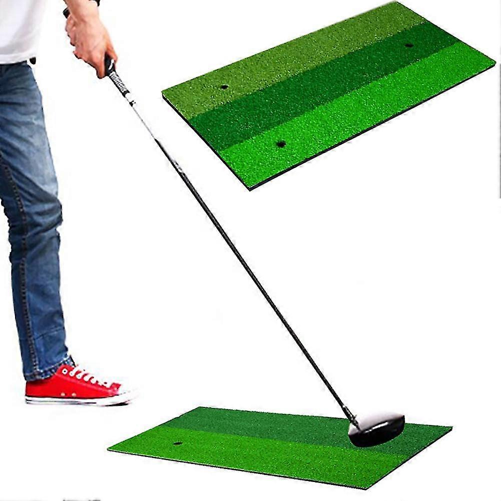 60x30cm Golf Hitting Practice Mat Artificial Lawn Grass Training Pad With Tee