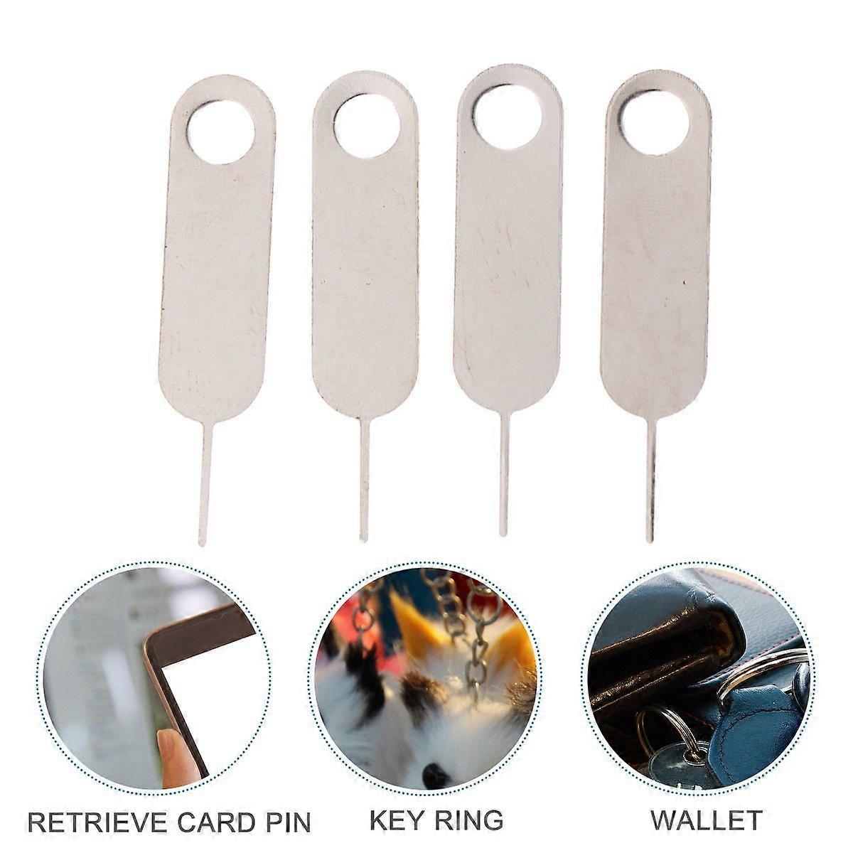 100pcs Universal Mobile Phone Pin Ejecting Sim Tray Removal Opener Ejector