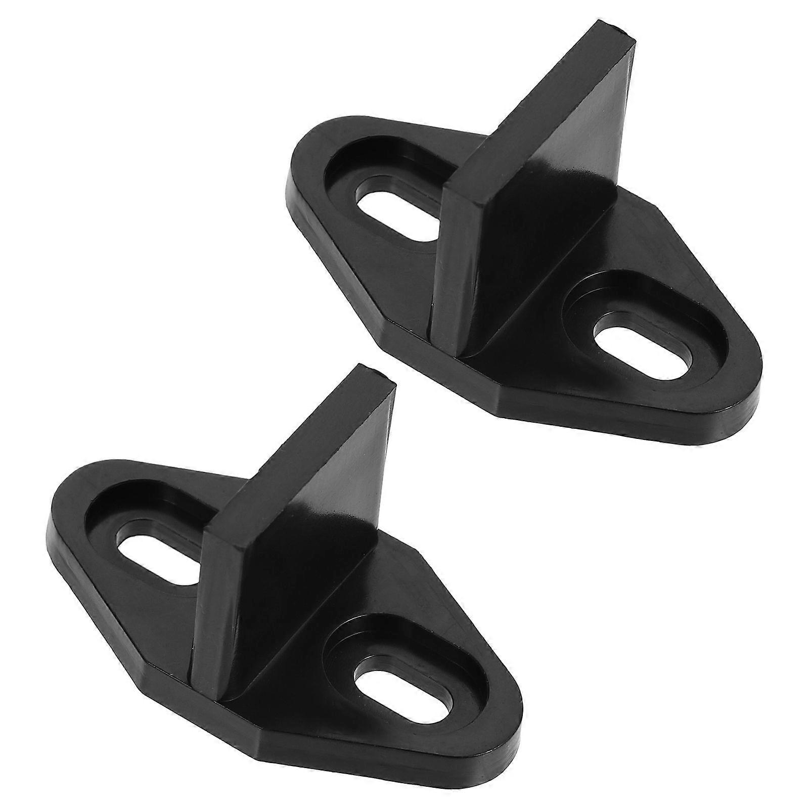 2 sett skyvedørsføringer, låvedørsføringer, dørstopper, beslag