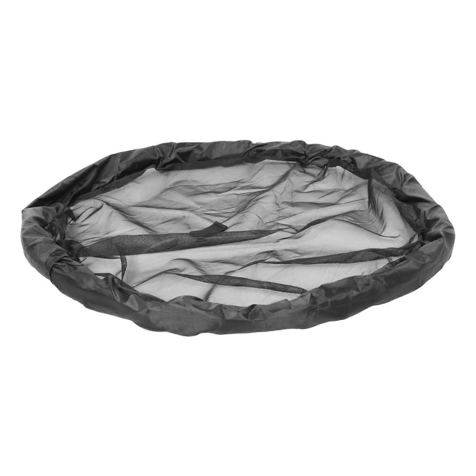 Floating Pond Planter with UV Protected Netting for Garden Water Features Easy Installation Black