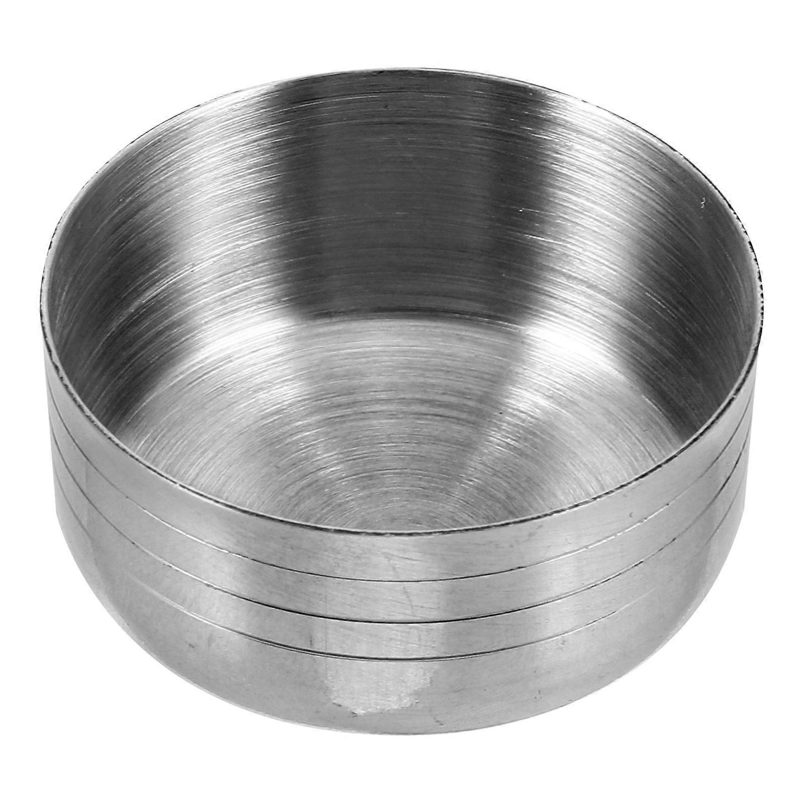 Stainless Steel Splash Proof Cup Cover for Bottle Use Silver Versatile Bartender Tool 70 ml
