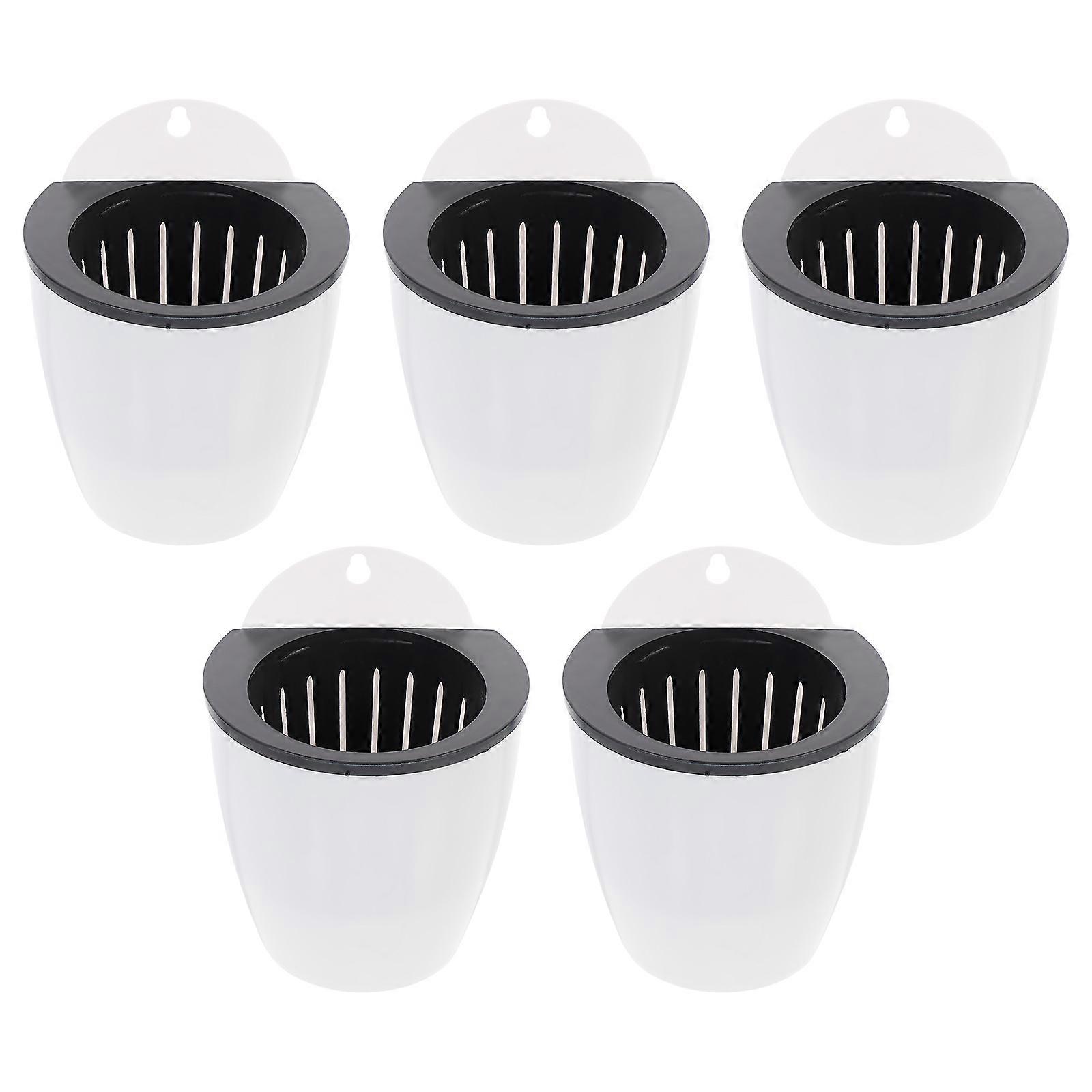 Automatic Water Absorption Plant Flower Pot for Garden Use 5Pcs Pack