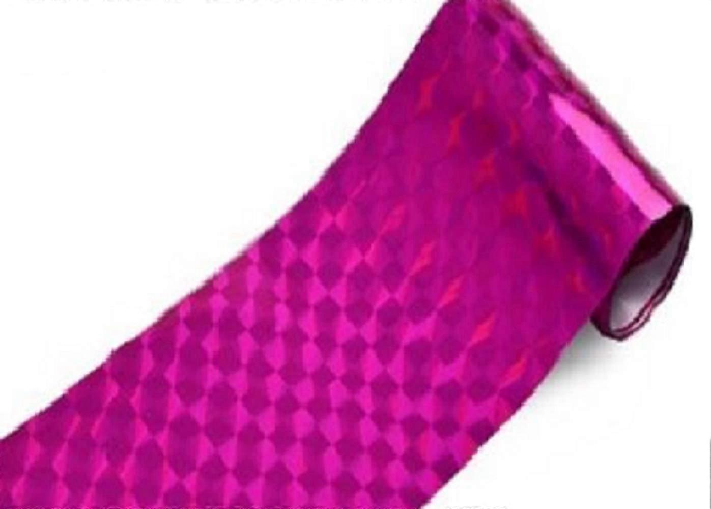 Fuchsia Nail Art Foil Sheet 4cm x 30cm for Quick Transfer and Precise Manicure Styling
