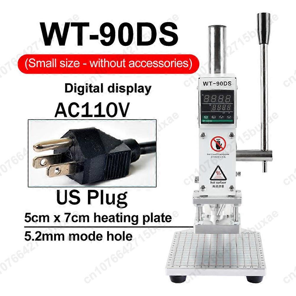 AC220V/110V Manual Embossing Machine, Logo Printing Machine, Suitable for Leather/PVC Leather/PP Bags/paper Boxes Printing