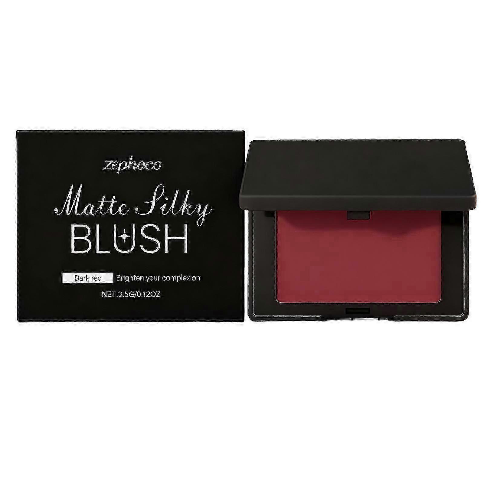 Dark Red Matte Silky Blush